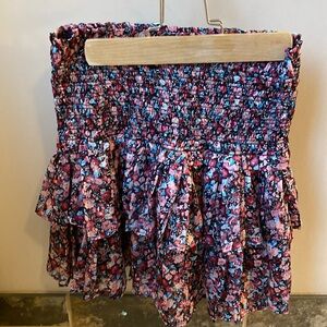 Reset layered mini skirt